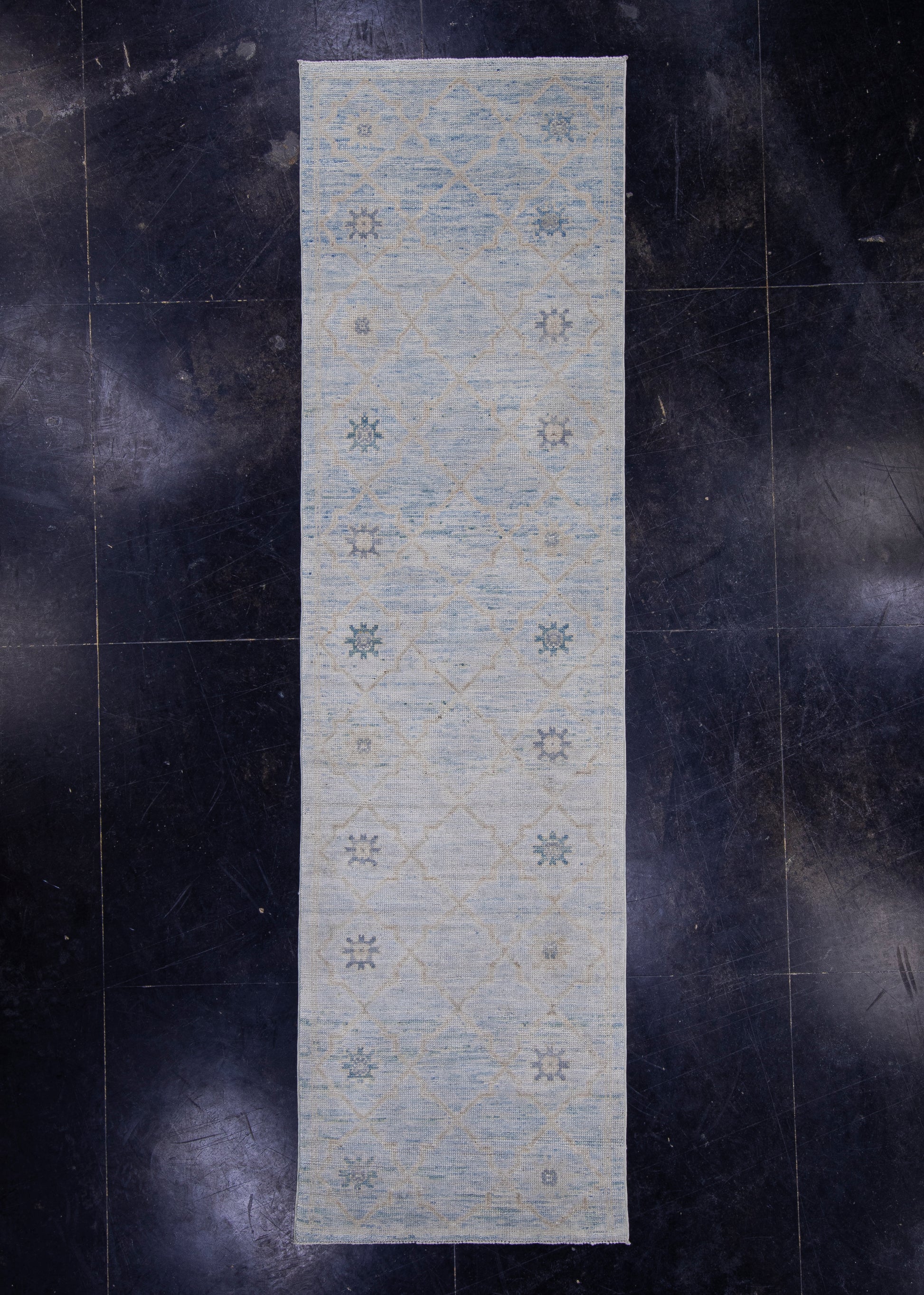 Turkish Oushak Rug 2'10" x 10'4" #16930
