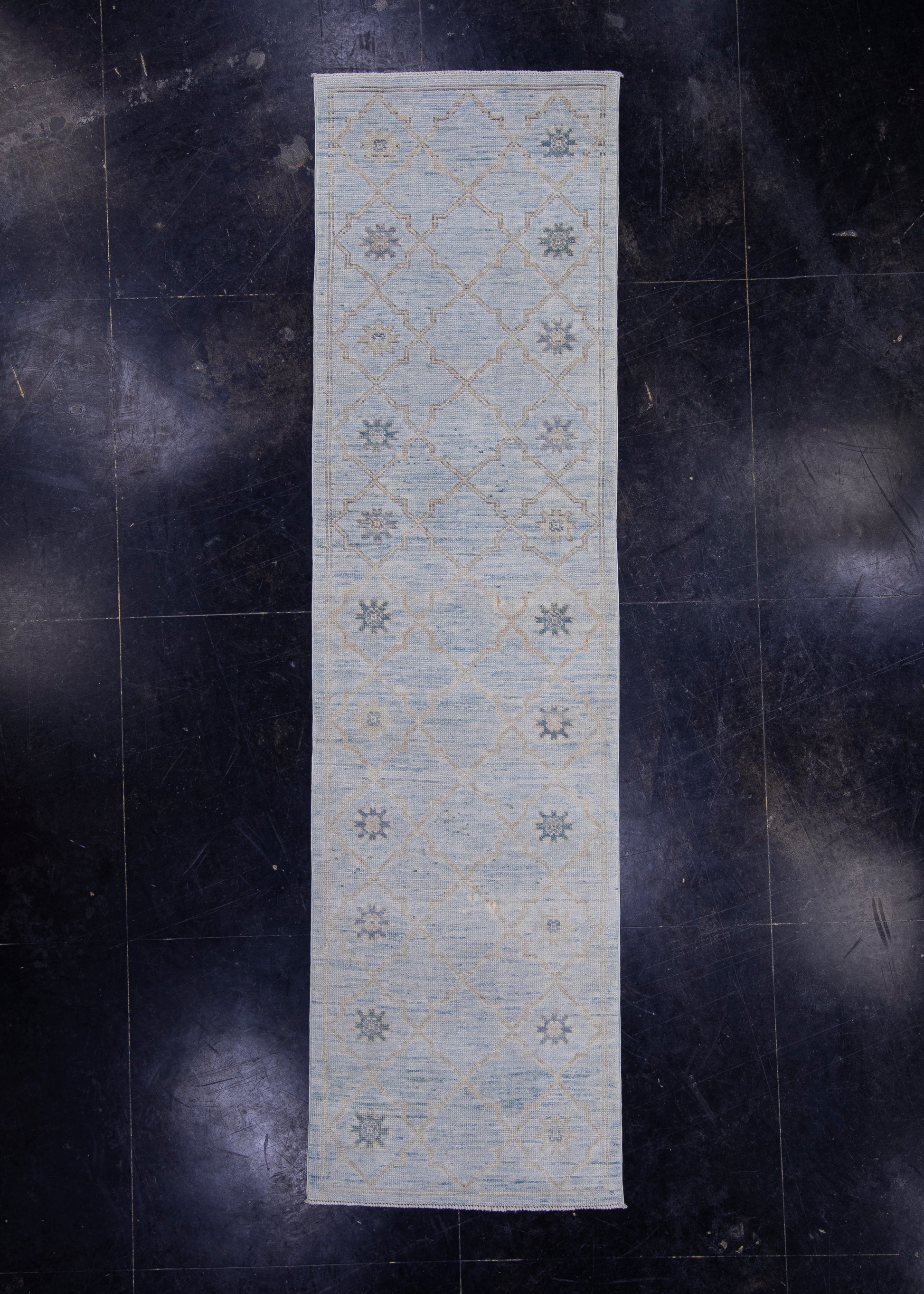 Turkish Oushak Rug 2'11" x 10'7" #16921