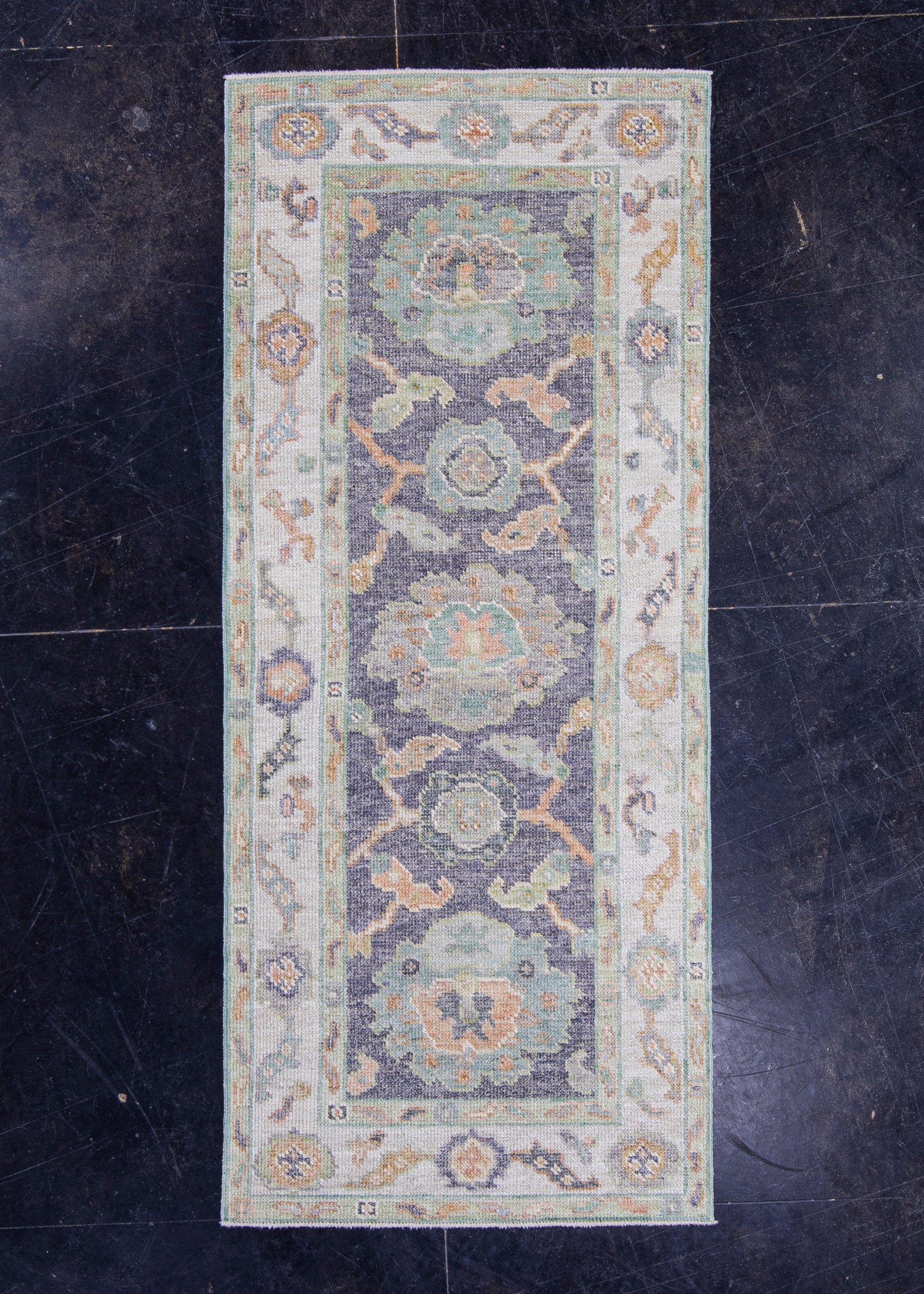 Turkish Oushak Rug 2'6" x 5'10" #16517