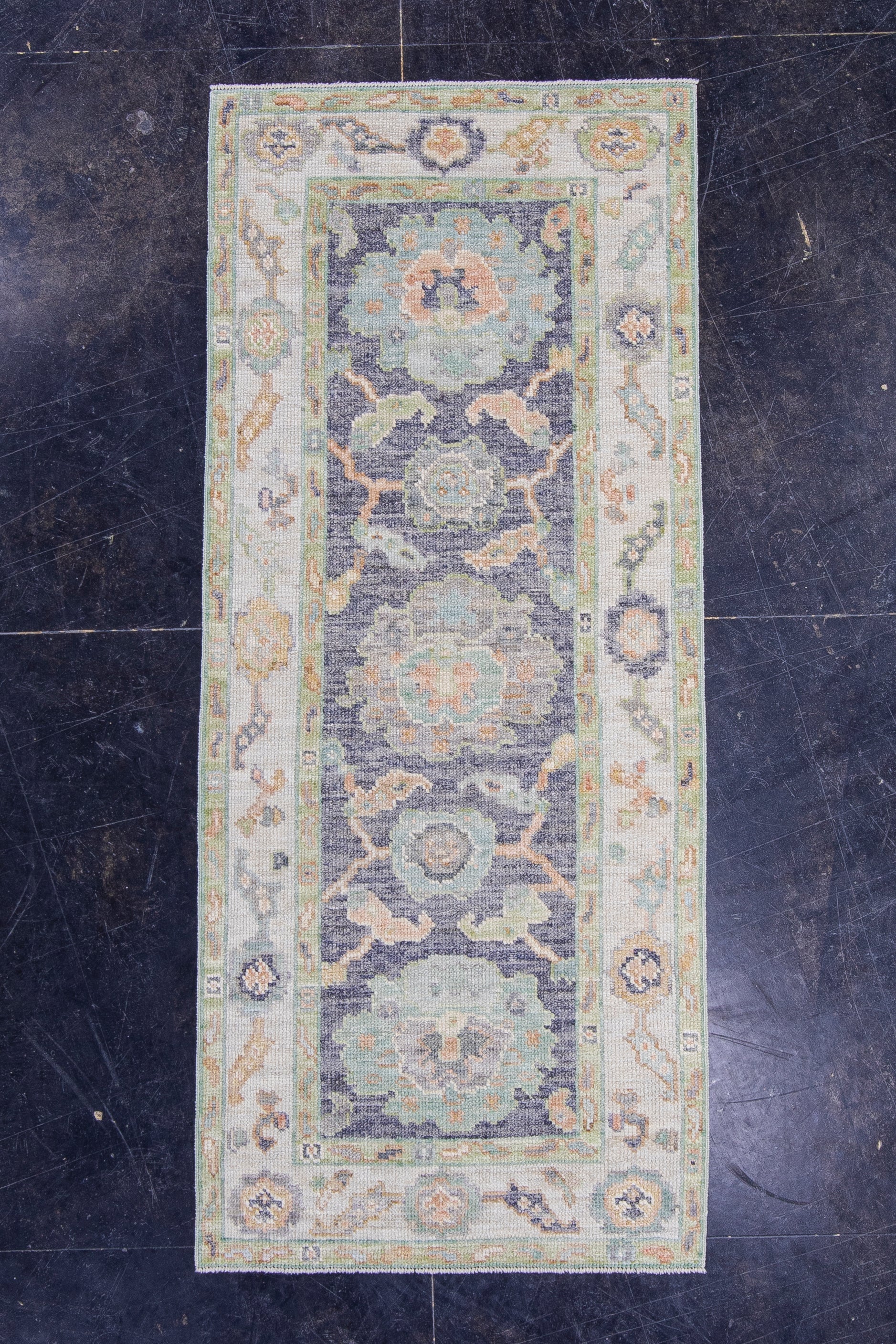 Turkish Oushak Rug 2'6" x 5'11" #16546