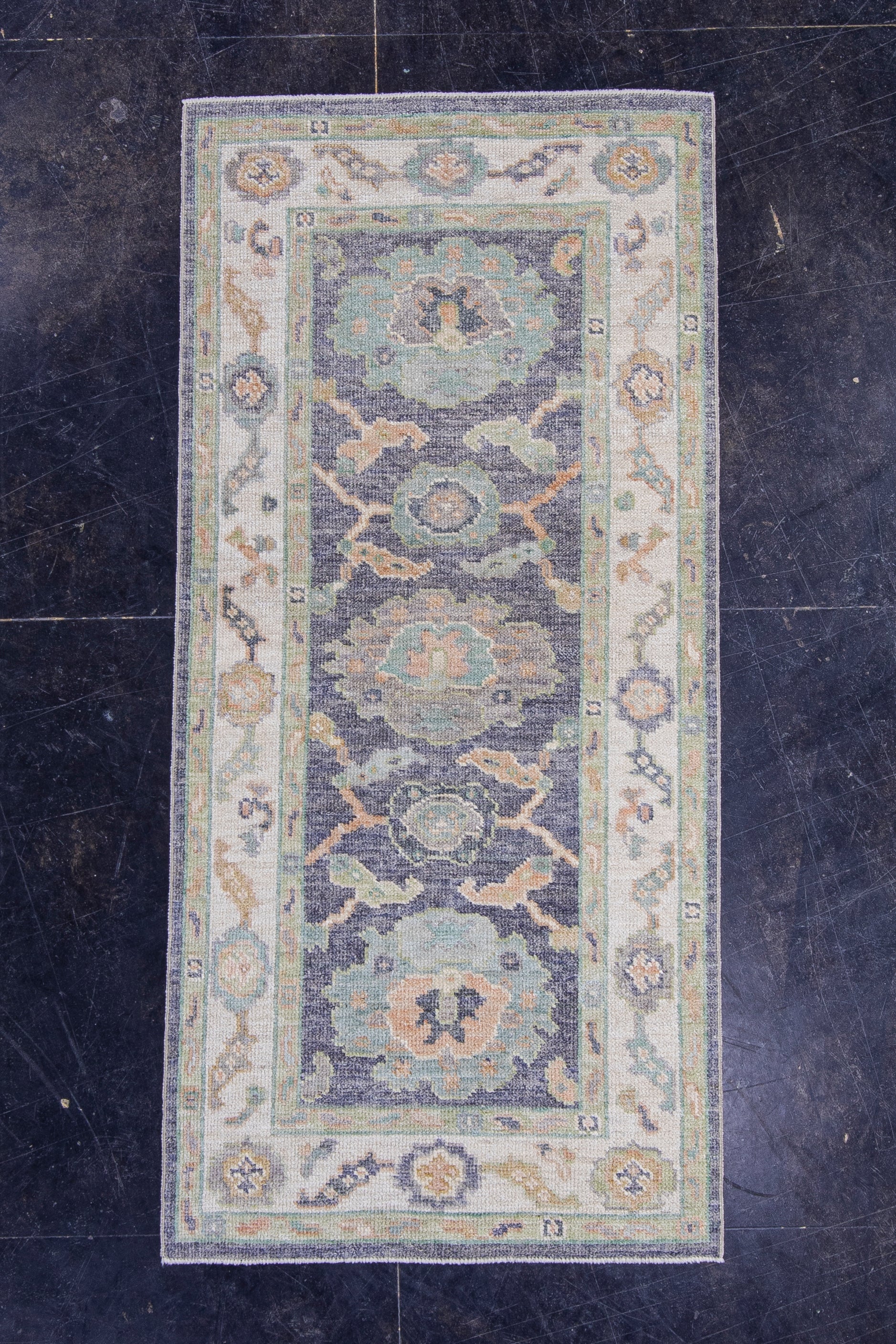 Turkish Oushak Rug 2'9" x 5'9" #16423