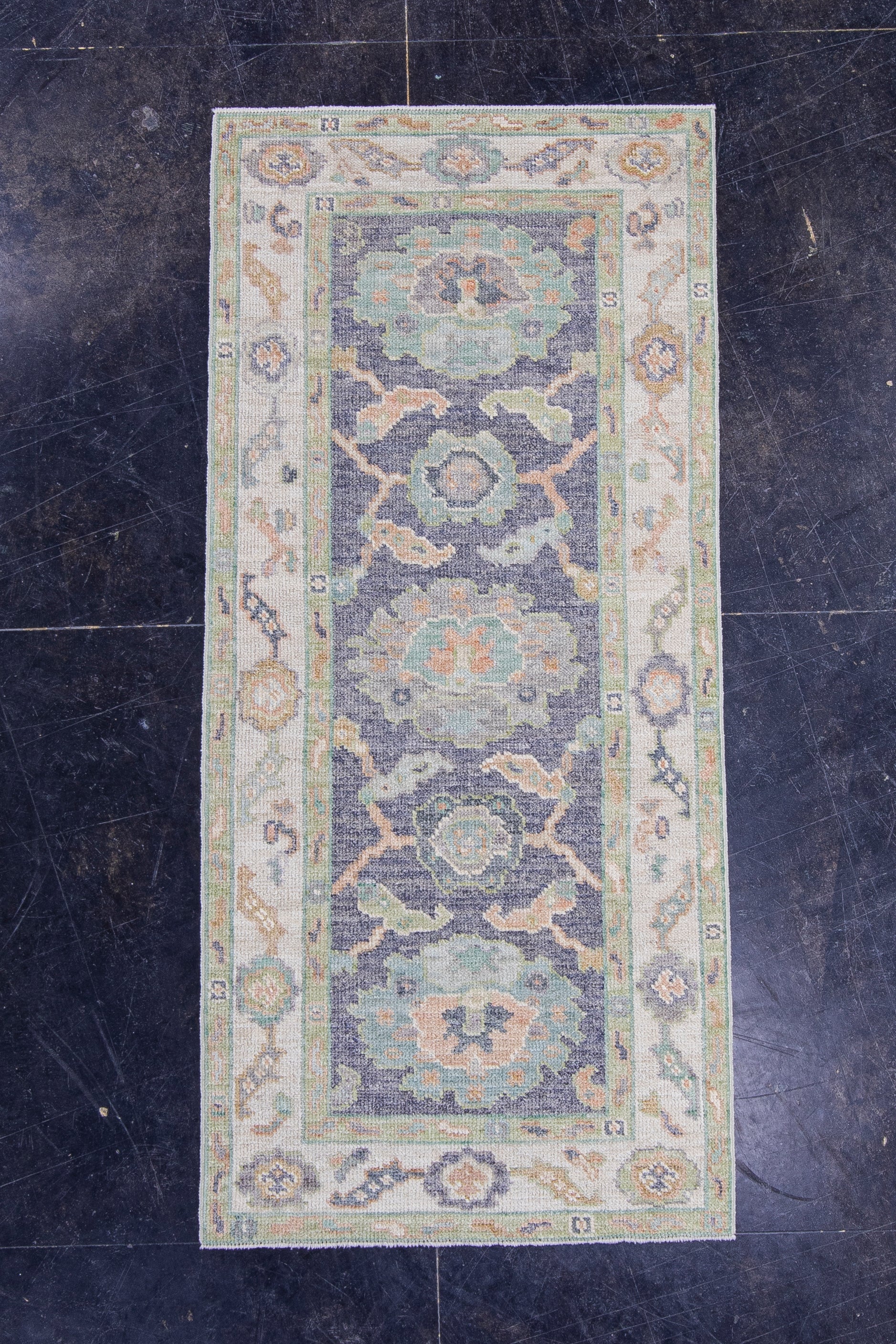 Turkish Oushak Rug 2'7" x 5'7" #16495