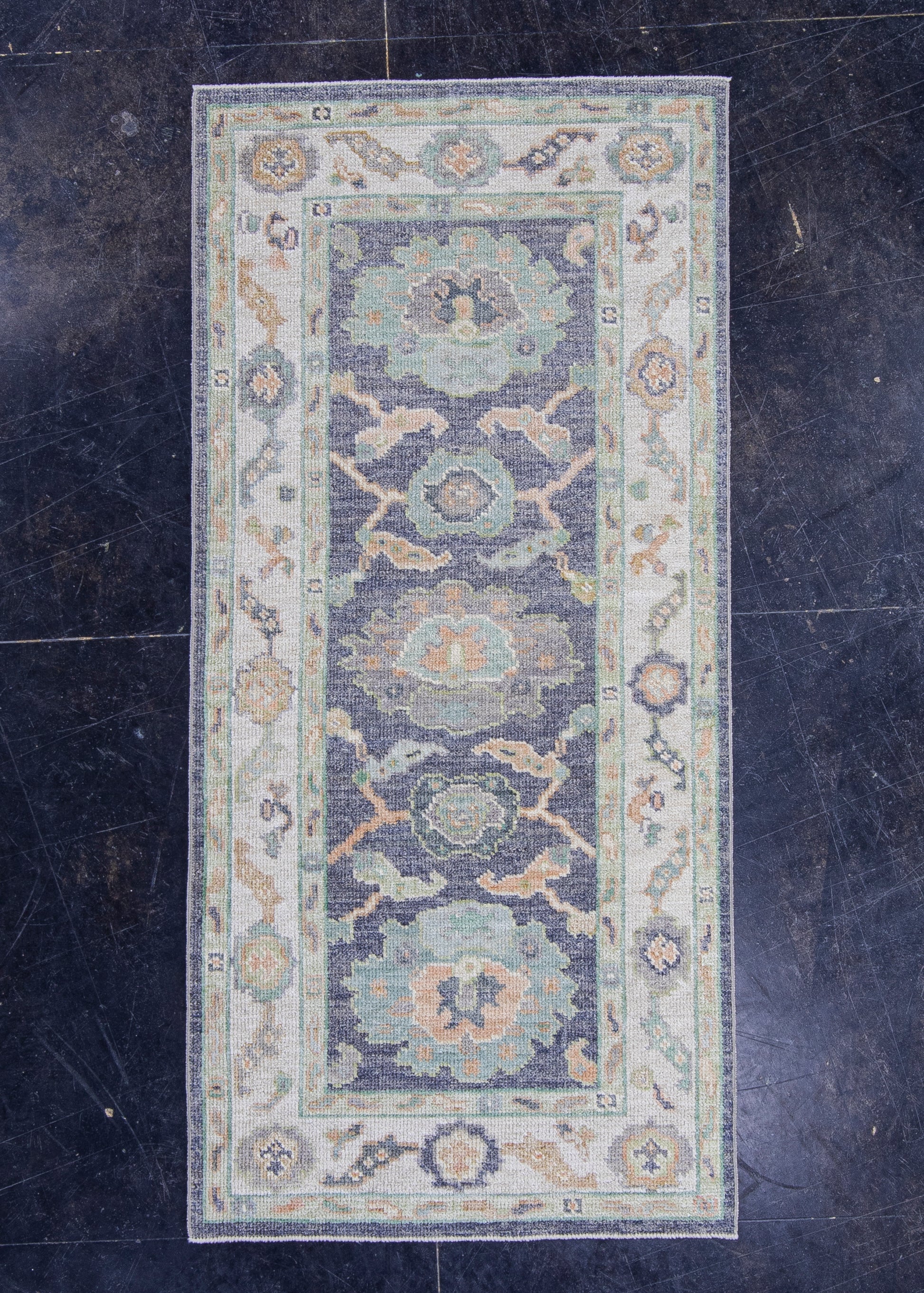 Turkish Oushak Rug 2'9" x 5'9" #16429