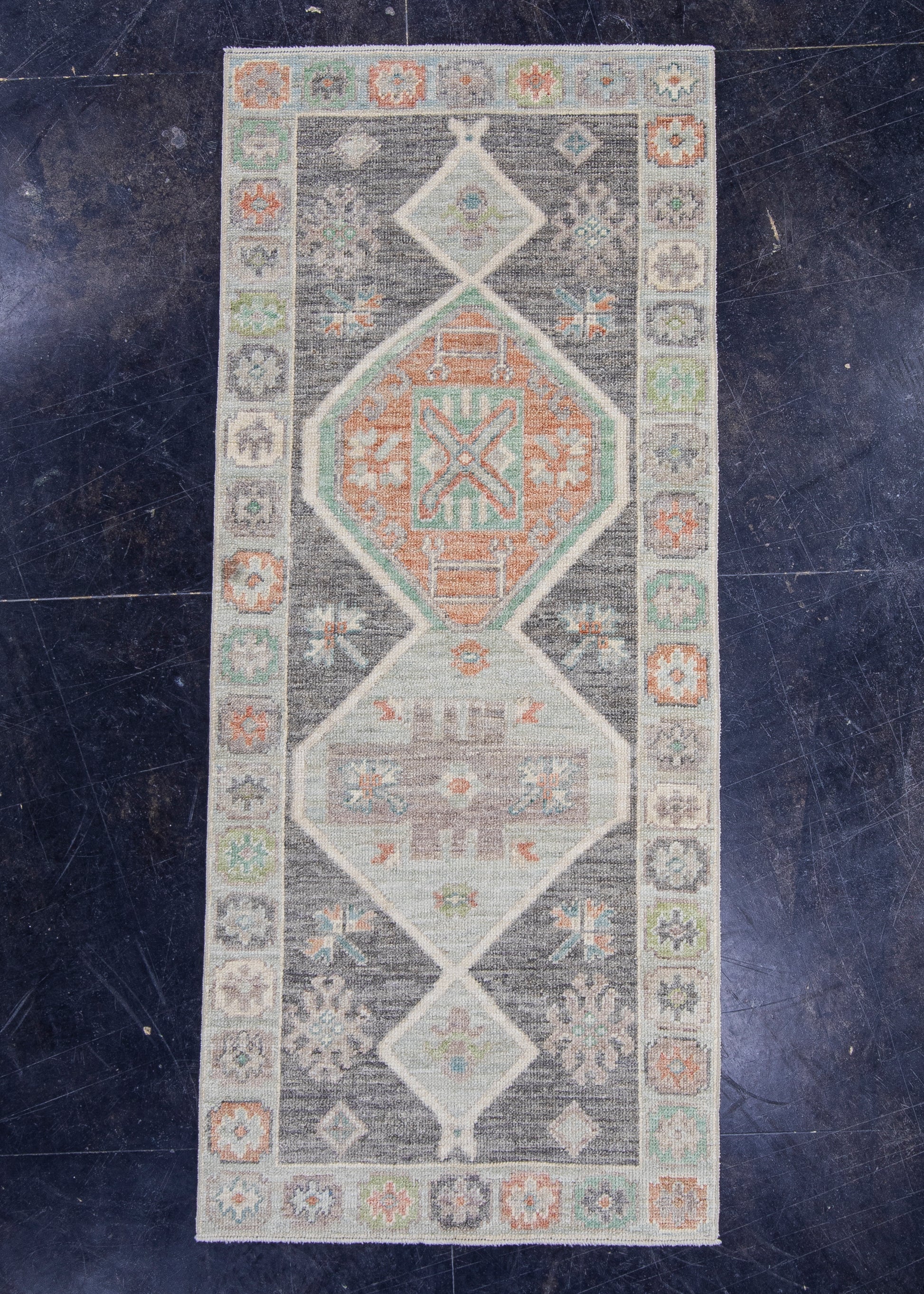 Turkish Oushak Rug 2'10" x 6'7" #16394