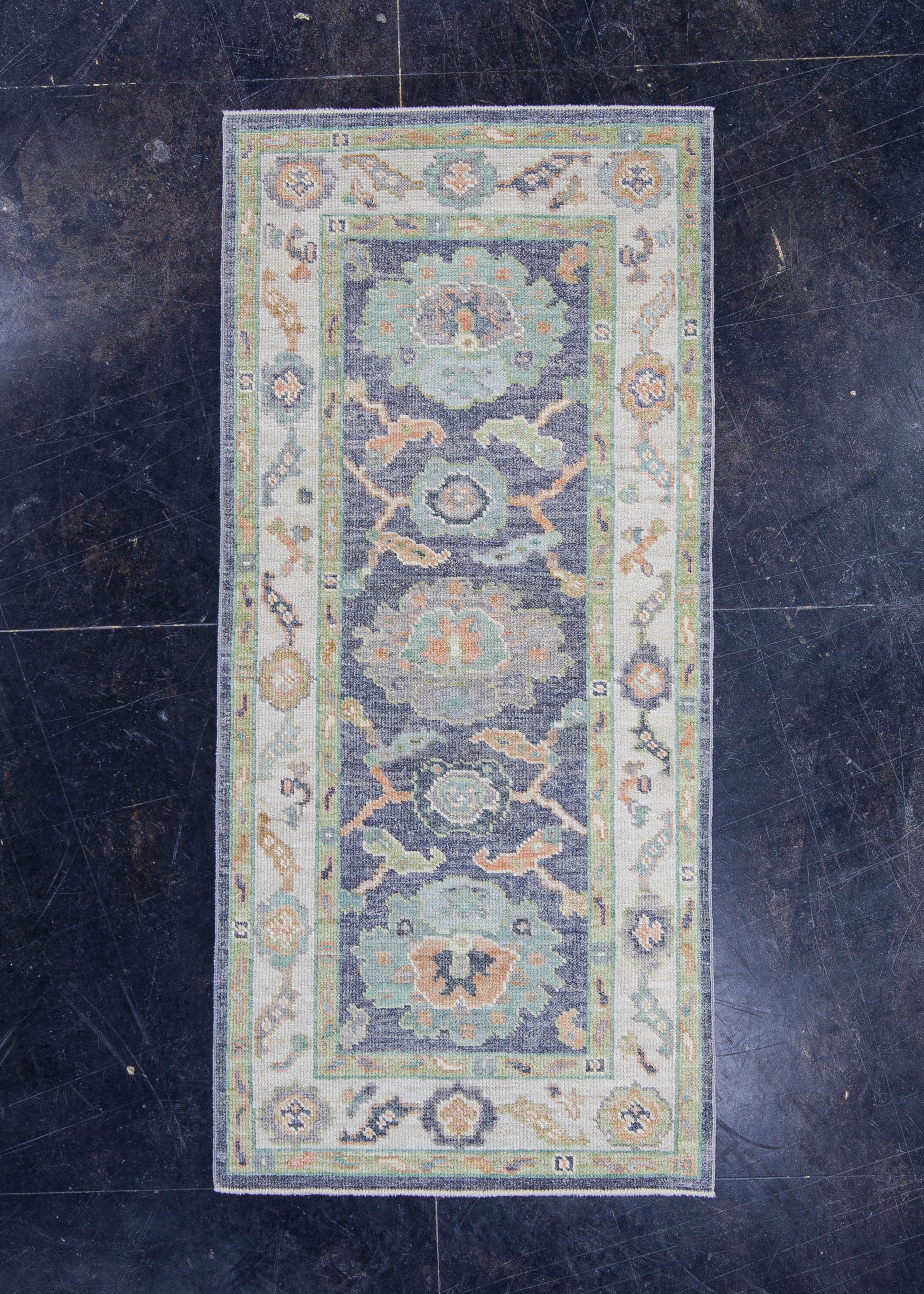 Turkish Oushak Rug 2'8" x 5'10" #16713