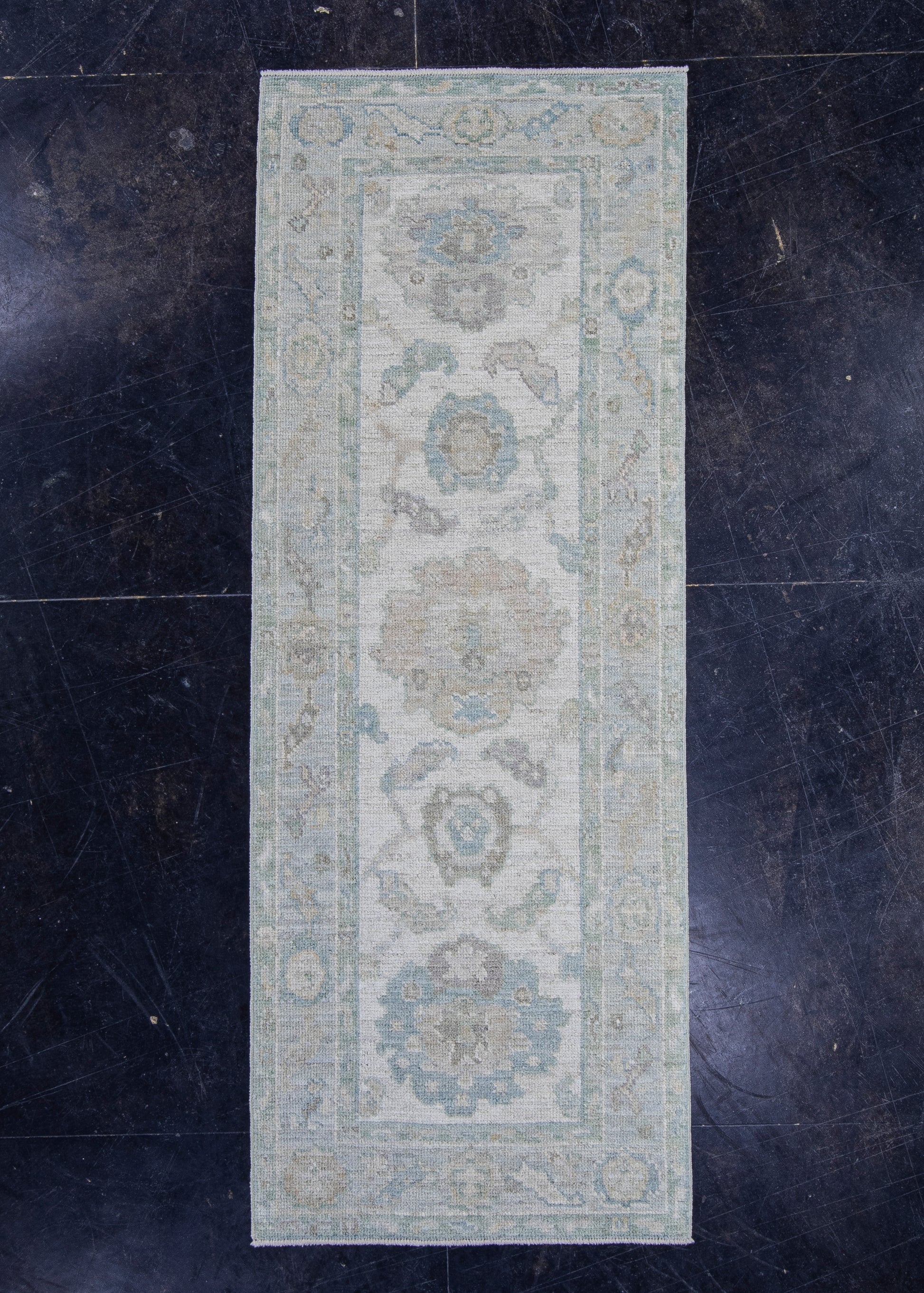 Turkish Oushak Rug 2'5" x 6'7" #16337