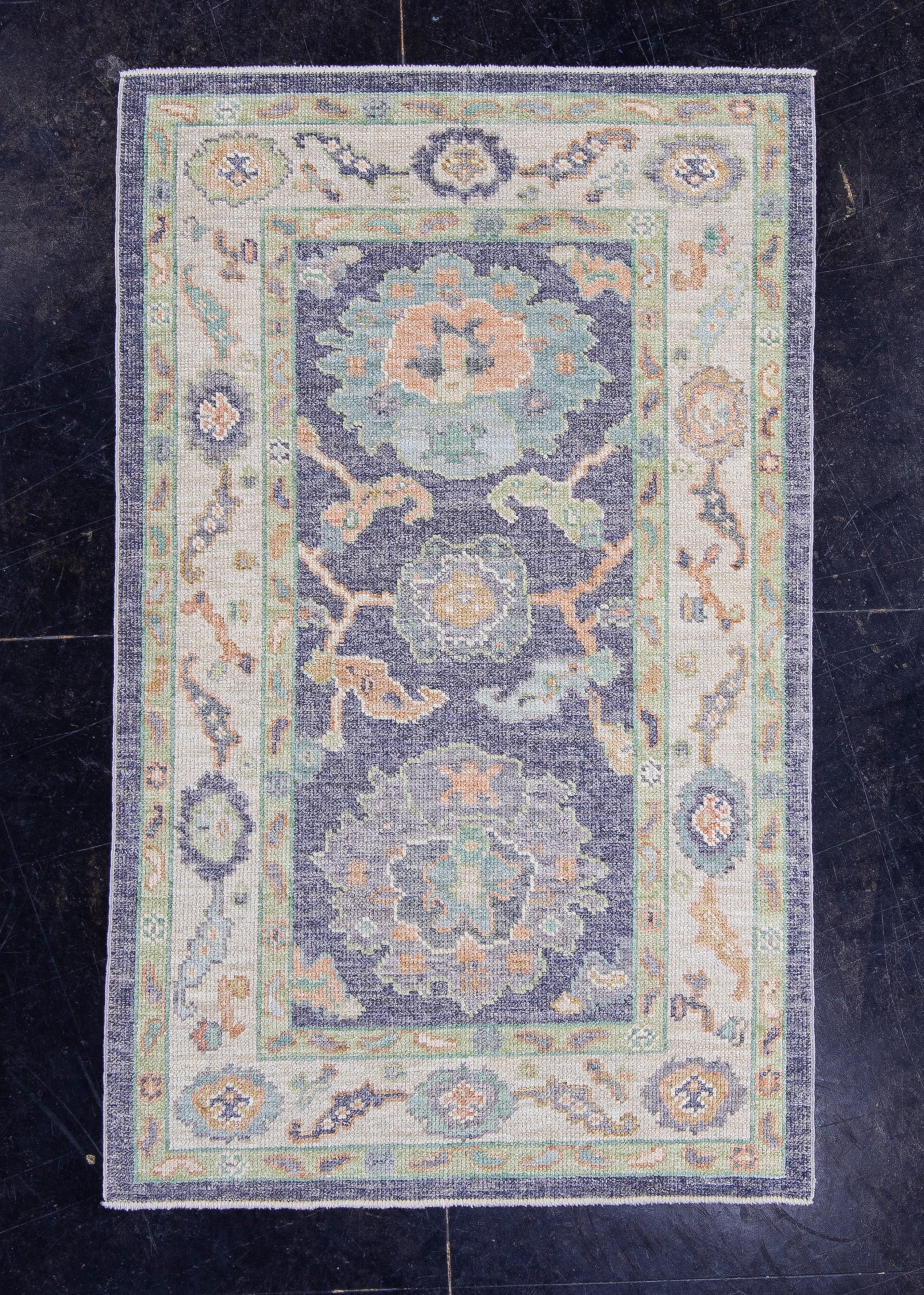 Turkish Oushak Rug 3'3" x 5'2" #16456