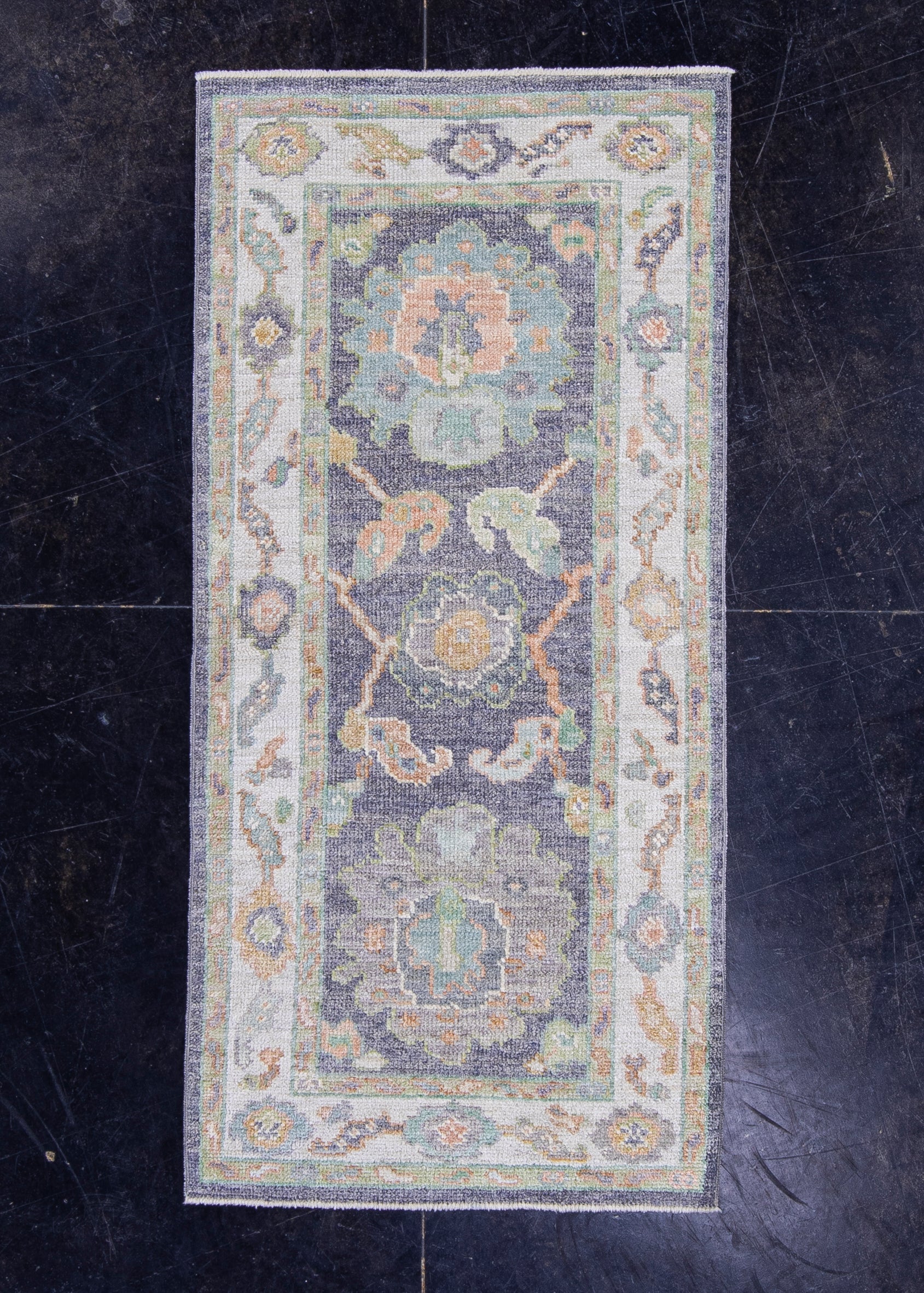 Turkish Oushak Rug 2'4" x 4'11" #16524