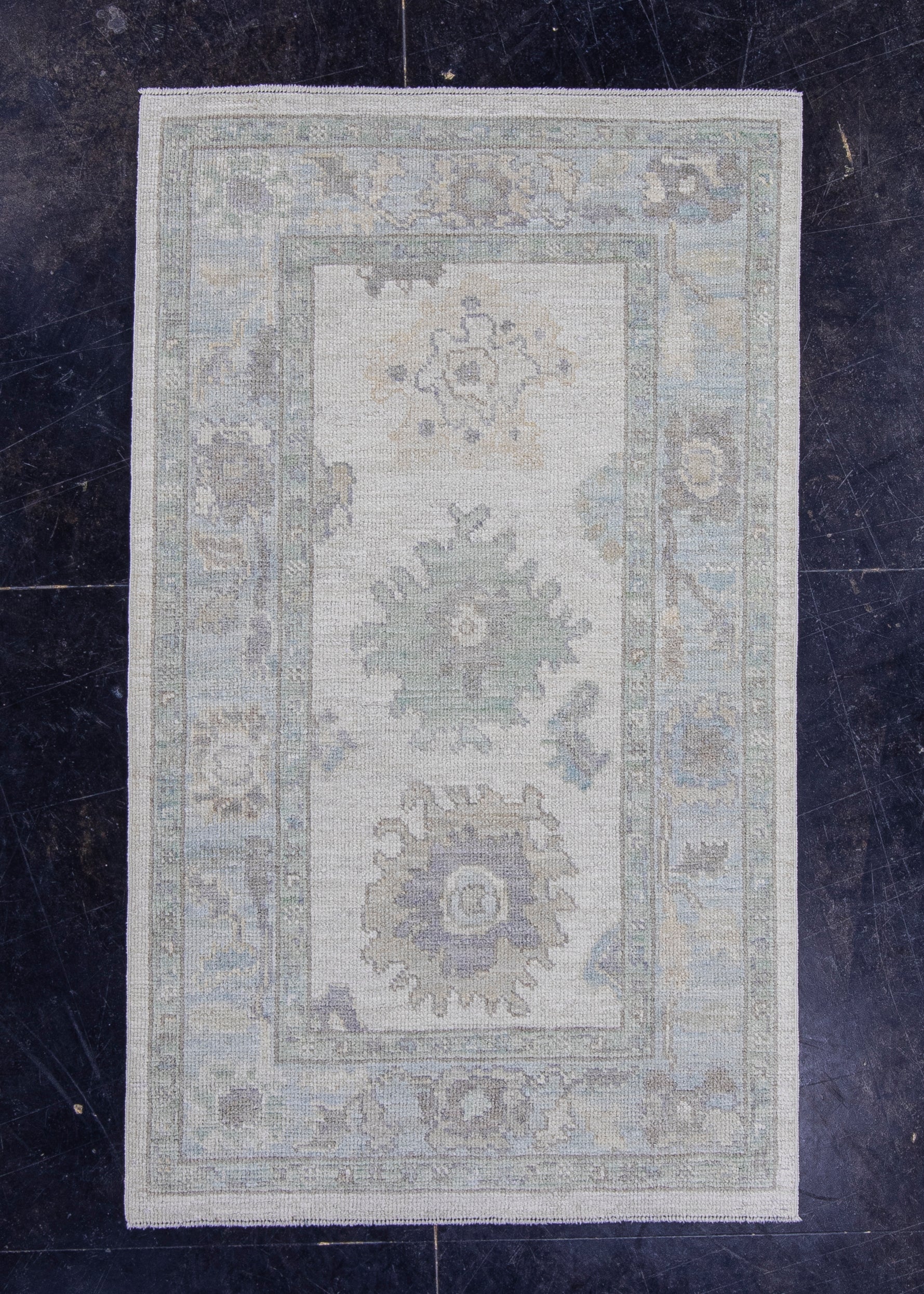 Turkish Oushak Rug 3'1" x 5'2" #16380