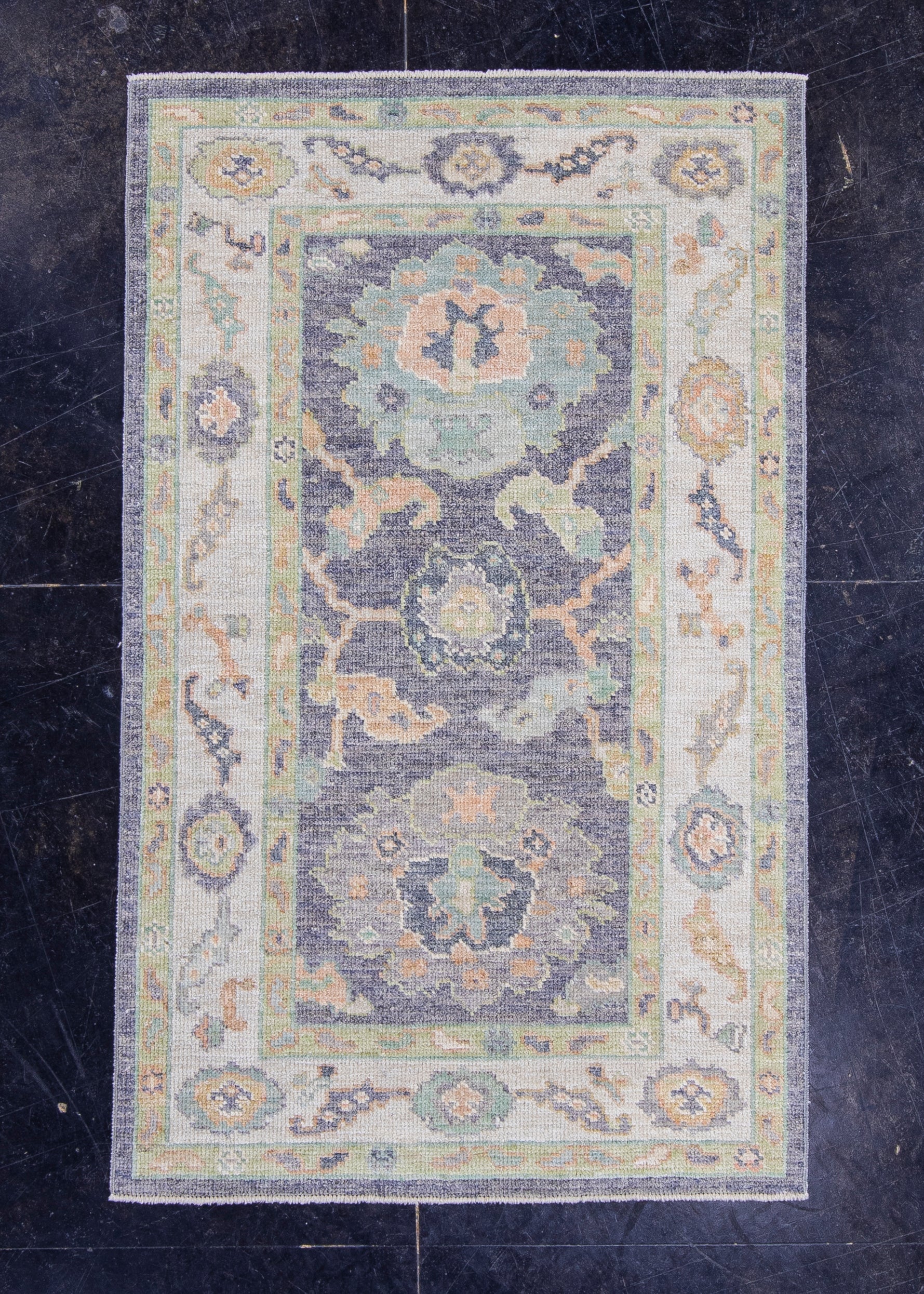 Turkish Oushak Rug 3'2" x 5'1" #16501