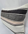 Turkish Hemp Pillow Cushion Natural White Black Pillow Cushion Cover 16" x 24" #9200