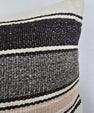 Turkish Hemp Pillow Cushion Natural White Black Pillow Cushion Cover 16" x 24" #9200