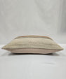 Turkish Hemp Pillow Cushion Natural White Brown Pillow Cushion Cover 16" x 24" #9199