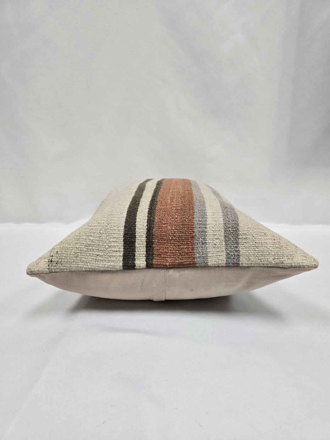 Turkish Hemp Pillow Cushion Natural White Brown Pillow Cushion Cover 16" x 24" #9199