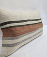 Turkish Hemp Pillow Cushion Natural White Brown Pillow Cushion Cover 16" x 24" #9199
