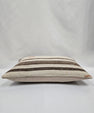Turkish Hemp Pillow Cushion Natural White Brown Pillow Cushion Cover 16" x 24" #9197