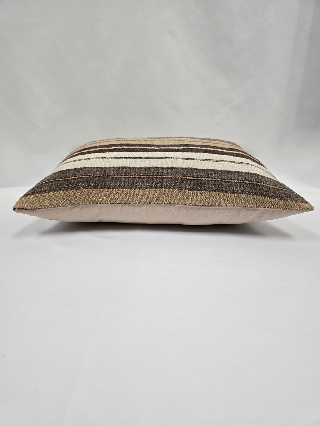 Turkish Hemp Pillow Cushion Natural Cream Brown Pillow Cushion Cover 16" x 24" #9196