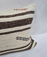 Turkish Hemp Pillow Cushion Natural Cream Brown Pillow Cushion Cover 16" x 24" #9195