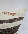 Turkish Hemp Pillow Cushion Natural Cream Brown Pillow Cushion Cover 16" x 24" #9195