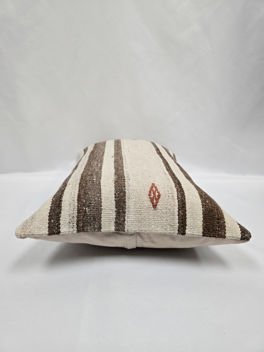 Turkish Hemp Pillow Cushion Natural Cream Brown Pillow Cushion Cover 16" x 24" #9194