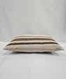 Turkish Hemp Pillow Cushion Natural Cream Brown Pillow Cushion Cover 16" x 24" #9194