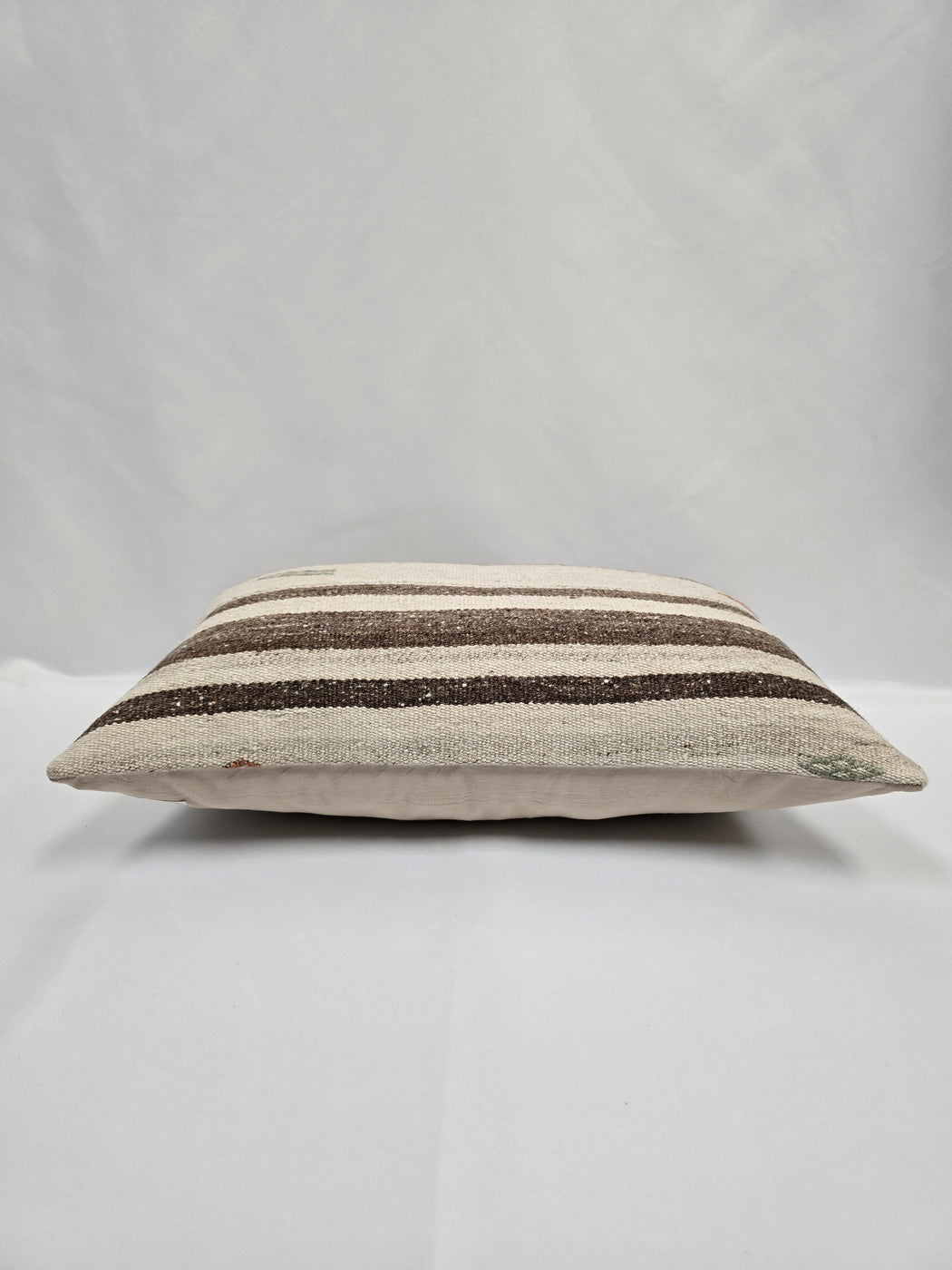 Turkish Hemp Pillow Cushion Natural Cream Brown Pillow Cushion Cover 16" x 24" #9194