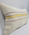 Turkish Hemp Pillow Cushion Natural Cream Yellow Pillow Cushion Cover 16" x 24" #9193