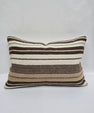 Turkish Hemp Pillow Cushion Natural Cream Brown Pillow Cushion Cover 16" x 24" #9192