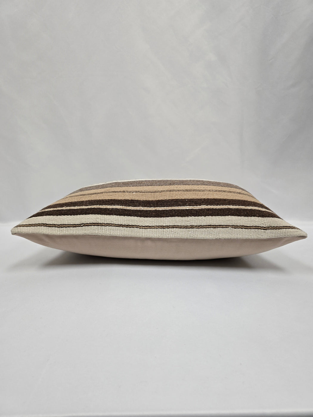 Turkish Hemp Pillow Cushion Natural Cream Brown Pillow Cushion Cover 16" x 24" #9192