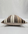 Turkish Hemp Pillow Cushion Natural Cream Brown Pillow Cushion Cover 16" x 24" #9192