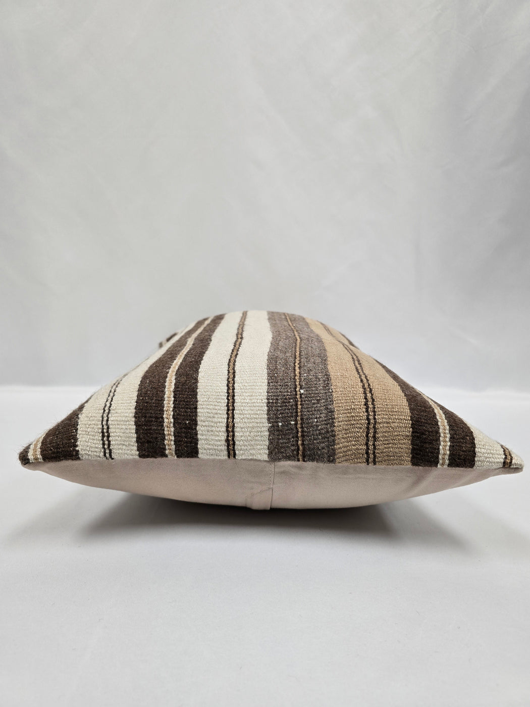 Turkish Hemp Pillow Cushion Natural Cream Brown Pillow Cushion Cover 16" x 24" #9192