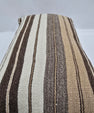 Turkish Hemp Pillow Cushion Natural Cream Brown Pillow Cushion Cover 16" x 24" #9192