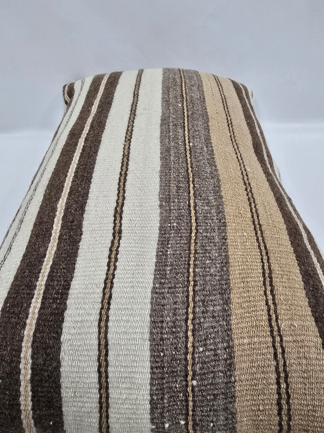 Turkish Hemp Pillow Cushion Natural Cream Brown Pillow Cushion Cover 16" x 24" #9192