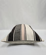 Turkish Hemp Pillow Cushion Natural Cream Black Pillow Cushion Cover 16" x 24" #9191