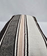 Turkish Hemp Pillow Cushion Natural Cream Black Pillow Cushion Cover 16" x 24" #9191