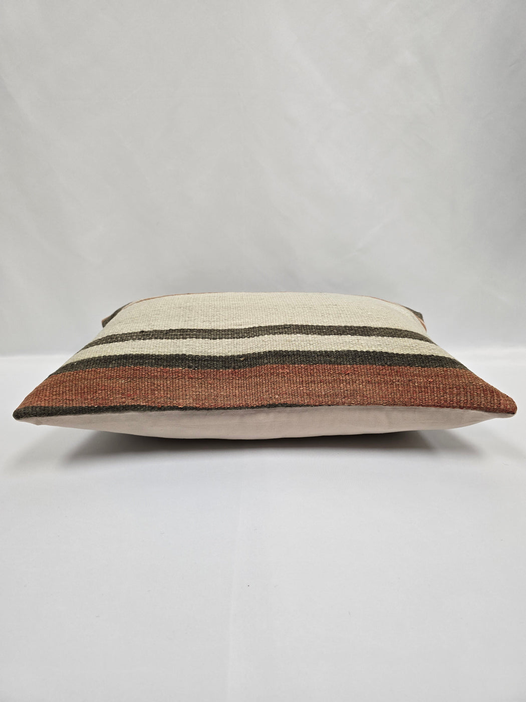 Turkish Hemp Pillow Cushion Natural Cream Brown Pillow Cushion Cover 16" x 24" #9187