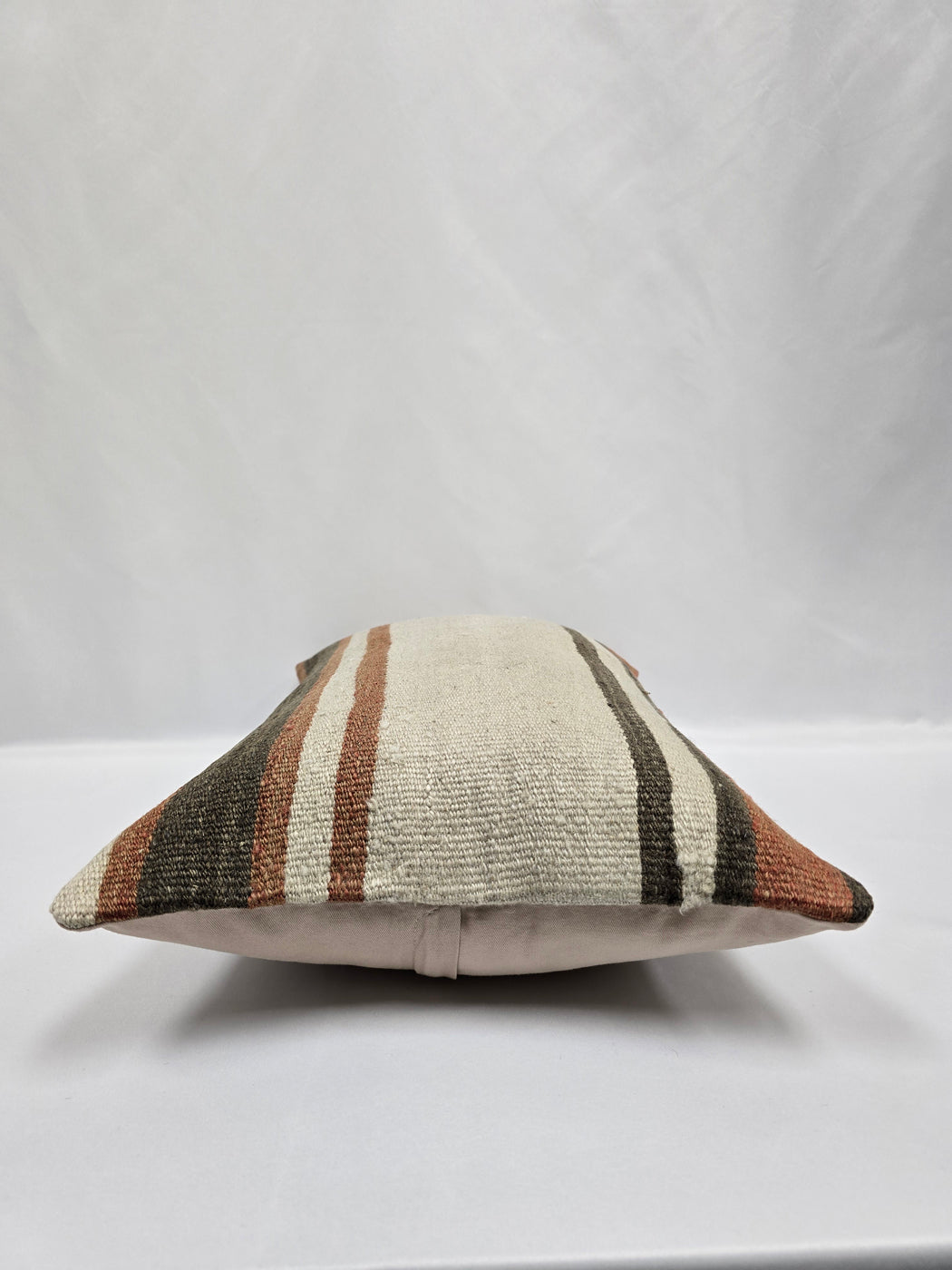 Turkish Hemp Pillow Cushion Natural Cream Brown Pillow Cushion Cover 16" x 24" #9187