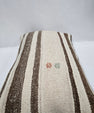 Turkish Hemp Pillow Cushion Natural Cream Brown Pillow Cushion Cover 16" x 24" #9185