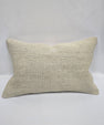 Turkish Hemp Pillow Cushion Natural Cream Pillow Cushion Cover 16" x 24" #9183