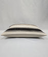 Turkish Hemp Pillow Cushion Natural Cream Black Pillow Cushion Cover 16" x 24" #9182