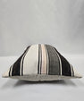 Turkish Hemp Pillow Cushion Natural Cream Black Pillow Cushion Cover 16" x 24" #9182