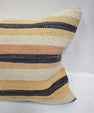 Turkish Hemp Pillow Cushion Natural Cream Yellow Pillow Cushion Cover 16" x 24" #9181