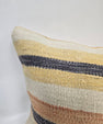 Turkish Hemp Pillow Cushion Natural Cream Yellow Pillow Cushion Cover 16" x 24" #9181