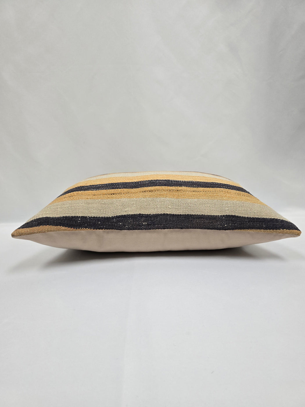 Turkish Hemp Pillow Cushion Natural Cream Yellow Pillow Cushion Cover 16" x 24" #9181