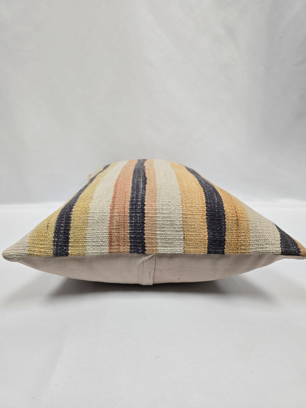 Turkish Hemp Pillow Cushion Natural Cream Yellow Pillow Cushion Cover 16" x 24" #9181