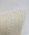 Turkish Hemp Pillow Cushion Natural Cream Brown Pillow Cushion Cover 16" x 24" #9174