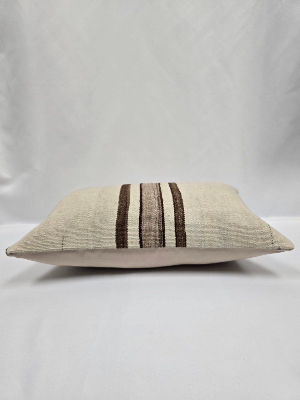 Turkish Hemp Pillow Cushion Natural Cream Brown Pillow Cushion Cover 16" x 24" #9174