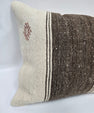 Turkish Hemp Pillow Cushion Natural Cream Brown Pillow Cushion Cover 16" x 24" #9173