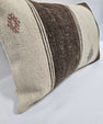 Turkish Hemp Pillow Cushion Natural Cream Brown Pillow Cushion Cover 16" x 24" #9173