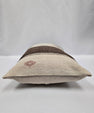 Turkish Hemp Pillow Cushion Natural Cream Brown Pillow Cushion Cover 16" x 24" #9173
